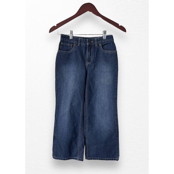 NWT LL Bean Girls' Wide Leg Jeans, Size 8 - Picture 3 of 8